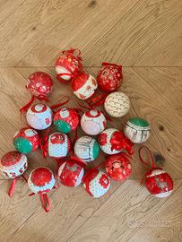 palline natale rosse bianche