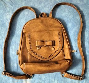 Zaino borsa donna zainetto nuovo PVC elegante