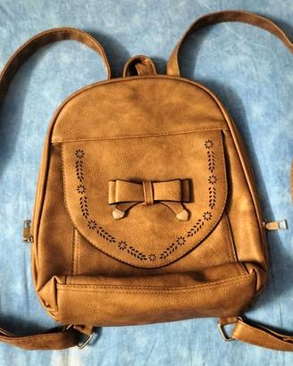 Zaino borsa donna zainetto nuovo PVC elegante