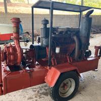 Motopompa a diesel e rotolone 400 mt irrigazione