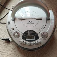 radio portatile con lettore cd 