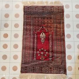 TAPPETO ORIENTALE 100x60 preghiera Kashmere