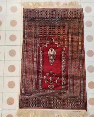 TAPPETO ORIENTALE 100x60 preghiera Kashmere