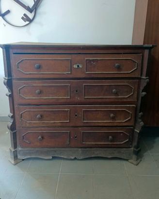cassettone (o comò) antico in legno