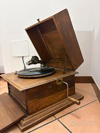 Grammofono a manovella d’epoca Honos