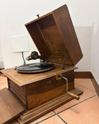 Grammofono a manovella d’epoca Honos