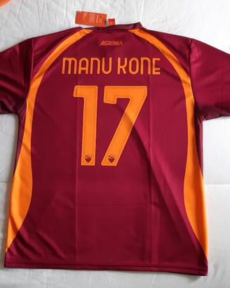 Maglia Roma Manu Kone 17 Ufficiale 25-26 casa - L