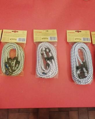 Set 5 corde elastiche con ganci auto - NUOVE