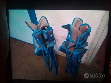 2 SEDIE PIEGHEVOLI QUECHUA CAMPEGGIO BASIC XXL