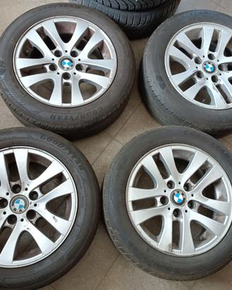 Goodyear seminuove 205 55 16 e cerchi BMW