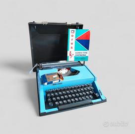 Macchina da Scrivere Portatile Vintage Rover 2000