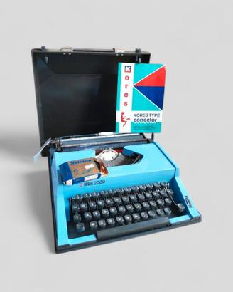 Macchina da Scrivere Portatile Vintage Rover 2000