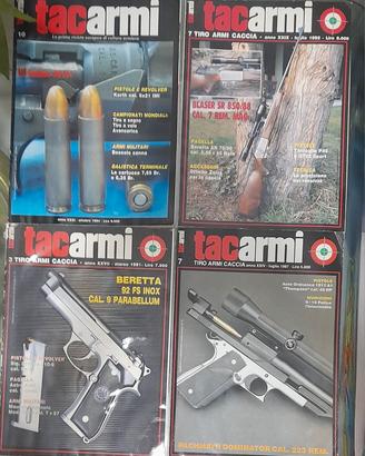 Tac Armi 4 riviste europee di cultura armiera 