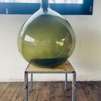 Antica damigiana in vetro soffiato (9)