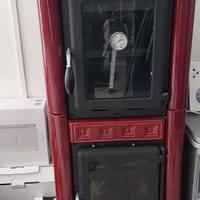 STUFA A LEGNA LA NORDICA EXTRAFLAME GHISA MAIOLICA