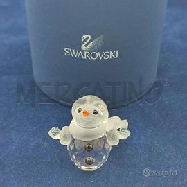 SWAROVSKI 7475 LITTLE SNOWMAN PUPAZZO DI NEVE