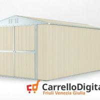 Box garage auto in Acciaio 327x611cm 19mq avorio