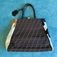 Borsa Tote Fendi 2Jours cavallino