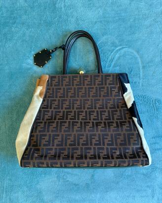 Borsa Tote Fendi 2Jours cavallino