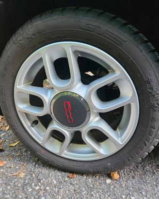 4 Cerchi in lega Fiat 500, R15