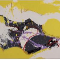 Litografia di Norman Bluhm (cm 45x67)