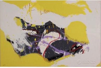 Litografia di Norman Bluhm (cm 45x67)