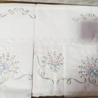 lenzuolo antico alta qualità nel corredo da sposa