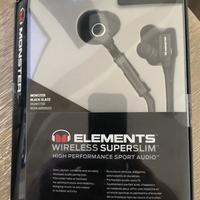 CUFFIA MONSTER ELEMENTS WIRELESS BLACK