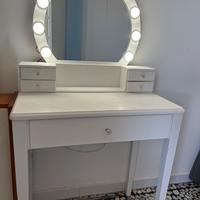 Specchiera toeletta per trucco con 10 luci led