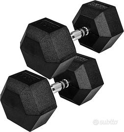 MANUBRI ESAGONALI NUOVI da 30 a 55 Kg