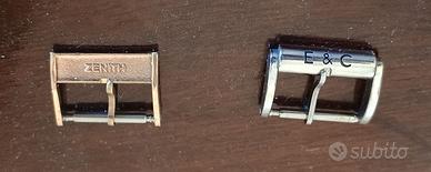 Fibbie orologio Eberhard e Zenith