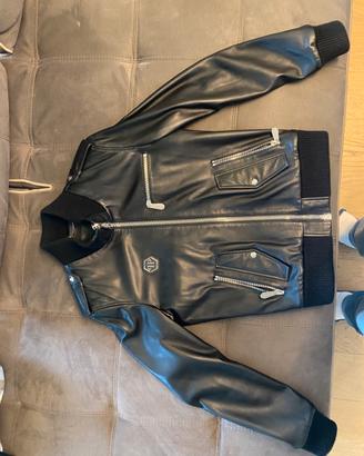 Giubbino in pelle philipp plein