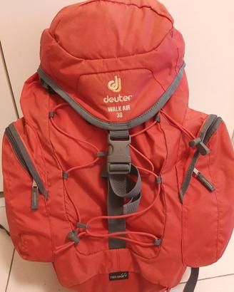 ZAINO DEUTER AIR 30 LITRI ROSSO- TREKKING