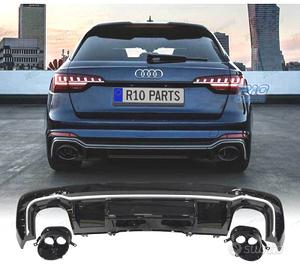 DIFFUSORE PER AUDI A4 20- LOOK RS4