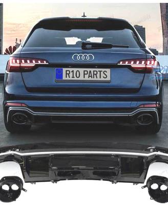 DIFFUSORE PER AUDI A4 20- LOOK RS4