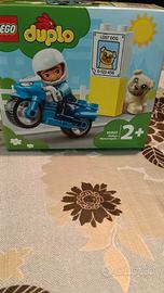set moto polizzia lego duplo
