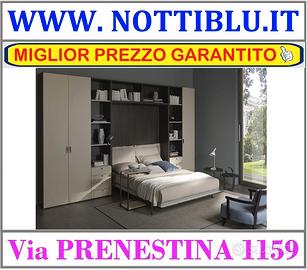 Letto a Scomparsa SARA 2 piazze MATERASSO OMAGGIO