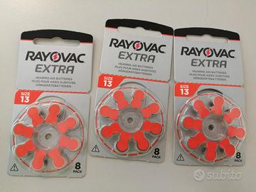 pile/batterie per apparecchio acustico n° 13