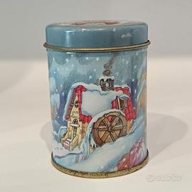 Barattolino Mulino Innevato #Vintage