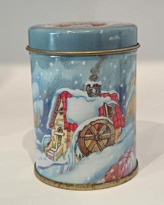 Barattolino Mulino Innevato #Vintage