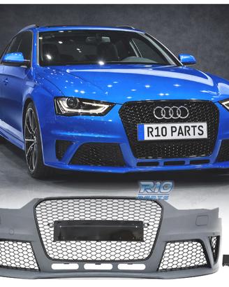 PARAURTI ANTERIORE AUDI A4 B8 11-15 LOOK RS GRIGLI