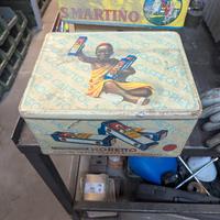 lotto 4 scatole di latta anni 70