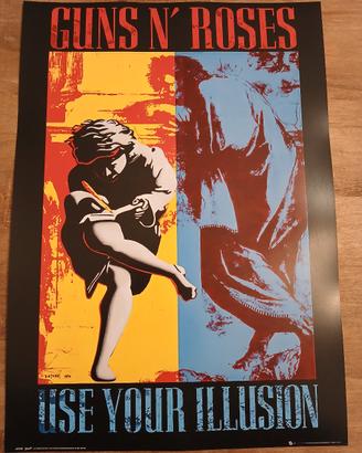 poster Guns N Roses decorazione vintage formato A3