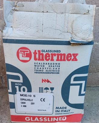 scaldabagno Thermex 10 litri nuovo mai usato 