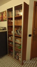 LIBRERIA BILL IKEA ANTE IN VETRO ALLUMINIO
