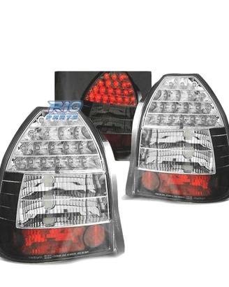 FANALI PER HONDA CIVIC 3P 95-01 LED NERI
