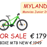 Bicicletta E-bike MTB nuova Myland Monviso Junior