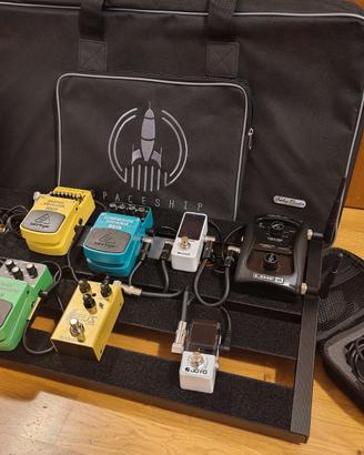 Pedaliera chitarra con alimentatore e radiojack