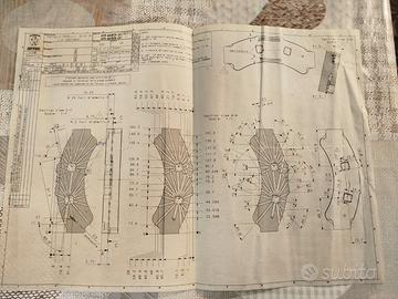 disegno pastiglie freni ferarri