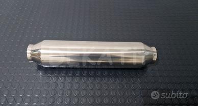 MINI SILENZIATORE AUTO ACCIAIO INOX Ø 61 - 450 MM